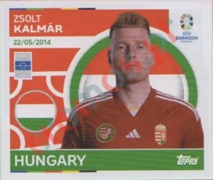 HUN13 Zsolt Kalmár – UEFA Euro 2024 Topps