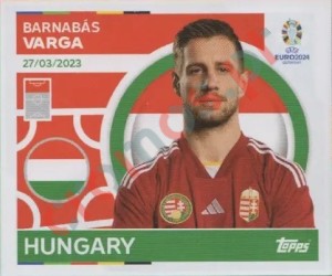 HUN17 Barnabás Varga – UEFA Euro 2024 Topps