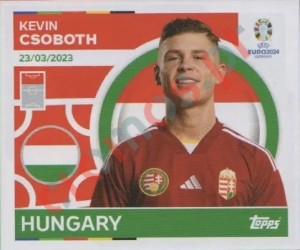 HUN19 Kevin Csoboth – UEFA Euro 2024 Topps