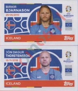 ICE10-11 Birkir Bjarnason / Jón Dagur Thorsteinsson – UEFA Euro 2024 Topps