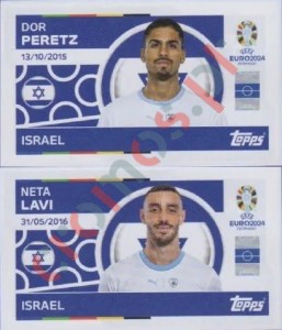 ISR10-11 Dor Peretz / Neta Lavi – UEFA Euro 2024 Topps