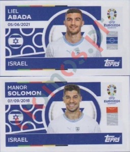 ISR14-15 Liel Abada / Manor Solomon – UEFA Euro 2024 Topps
