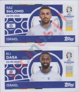 ISR4-5 Raz Shlomo / Eli Dasa – UEFA Euro 2024 Topps