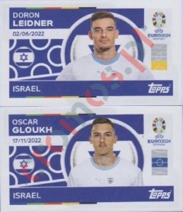 ISR8-9 Doron Leidner / Oscar Gloukh – UEFA Euro 2024 Topps