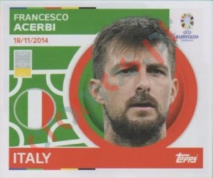 ITA6 Francesco Acerbi – UEFA Euro 2024 Topps