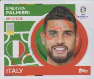 ITA7 Emerson Palmieri – UEFA Euro 2024 Topps