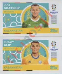 KAZ2-3 Igor Shatskiy / Nuraly Alip – UEFA Euro 2024 Topps