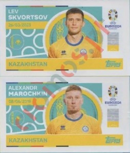 KAZ4-5 Lev Skvortsov / Alexandr Marochkin – UEFA Euro 2024 Topps