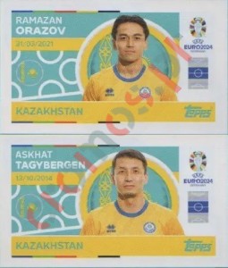KAZ8-9 Ramazan Orazov / Askhat Tagybergen – UEFA Euro 2024 Topps