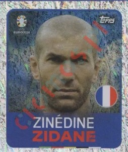 LEG8 Zinedine Zidane – UEFA Euro 2024 Topps