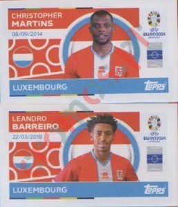 LUX10-11 Christopher Martins / Leandro Barreiro – UEFA Euro 2024 Topps