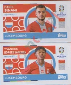 LUX14-15 Danel Sinani / Yvandro Borges Sanches – UEFA Euro 2024 Topps