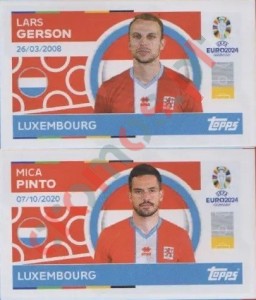 LUX4-5 Lars Gerson / Mica Pinto – UEFA Euro 2024 Topps