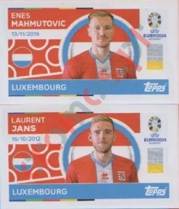 LUX6-7 Enes Mahmutovic / Laurent Jans – UEFA Euro 2024 Topps