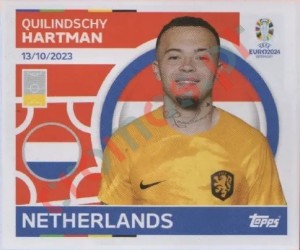 NED11 Quilindschy Hartman – UEFA Euro 2024 Topps