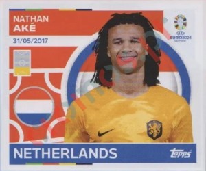 NED12 Nathan Aké – UEFA Euro 2024 Topps
