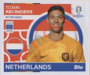 NED13 Tijjani Reijnders – UEFA Euro 2024 Topps