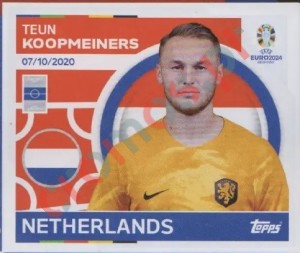 NED15 Teun Koopmeiners – UEFA Euro 2024 Topps
