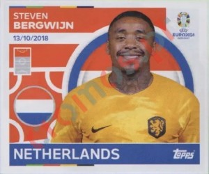 NED20 Steven Bergwijn – UEFA Euro 2024 Topps