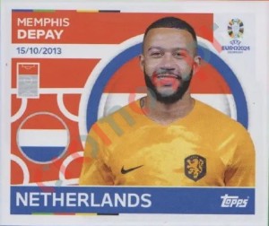 NED21 Memphis Depay – UEFA Euro 2024 Topps