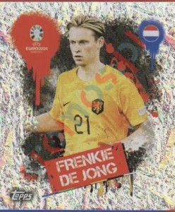 NED3 Frenkie de Jong – UEFA Euro 2024 Topps