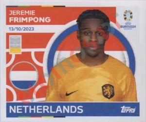 NED5 Jeremie Frimpong – UEFA Euro 2024 Topps