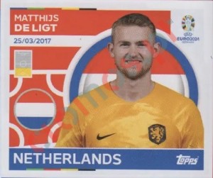 NED7 Matthijs de Ligt – UEFA Euro 2024 Topps