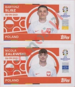POL8-9 Bartosz Slisz / Nicola Zalewski – UEFA Euro 2024 Topps