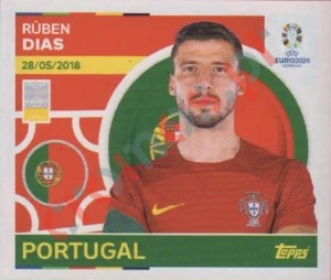 POR7 Rúben Dias – UEFA Euro 2024 Topps
