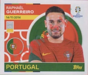 POR8 Raphaël Guerreiro – UEFA Euro 2024 Topps