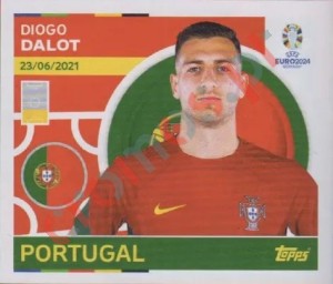 POR9 Diogo Dalot – UEFA Euro 2024 Topps