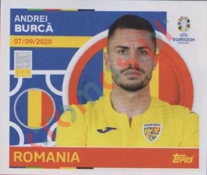 ROM10 Andrei Burcă – UEFA Euro 2024 Topps