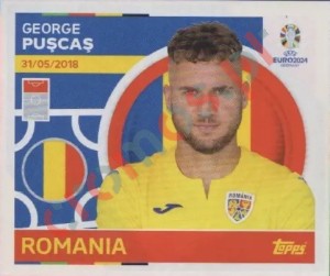 ROM17 George Puşcaş – UEFA Euro 2024 Topps