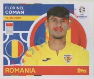 ROM20 Florinel Coman – UEFA Euro 2024 Topps