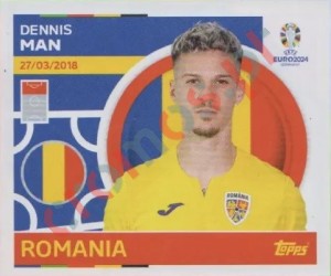 ROM21 Dennis Man – UEFA Euro 2024 Topps