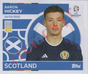 SCO10 Aaron Hickey – UEFA Euro 2024 Topps