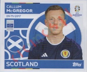 SCO12 Callum McGregor – UEFA Euro 2024 Topps