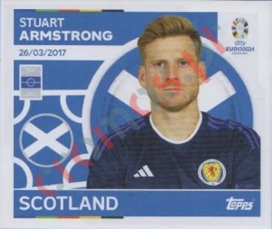SCO13 Stuart Armstrong – UEFA Euro 2024 Topps