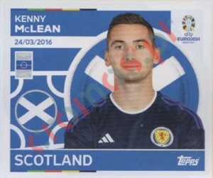 SCO18 Kenny McLean – UEFA Euro 2024 Topps