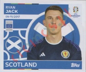 SCO19 Ryan Jack – UEFA Euro 2024 Topps
