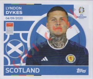 SCO20 Lyndon Dykes – UEFA Euro 2024 Topps