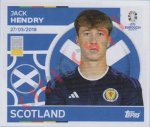 SCO6 Jack Hendry – UEFA Euro 2024 Topps
