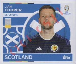 SCO7 Liam Cooper – UEFA Euro 2024 Topps