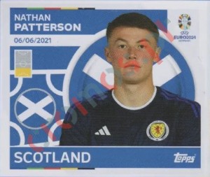 SCO8 Nathan Patterson – UEFA Euro 2024 Topps