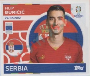 SRB16 Filip Đuričić – UEFA Euro 2024 Topps