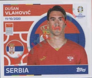 SRB21 Dušan Vlahović – UEFA Euro 2024 Topps