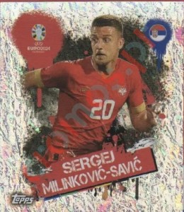 SRB3 Sergej Milinković-Savić – UEFA Euro 2024 Topps