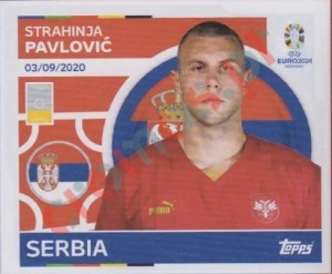SRB5 Strahinja Pavlović – UEFA Euro 2024 Topps