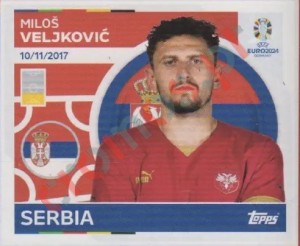 SRB7 Miloš Veljković – UEFA Euro 2024 Topps