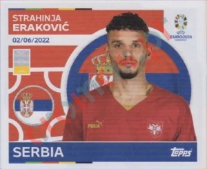 SRB9 Strahinja Eraković – UEFA Euro 2024 Topps